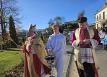 Poświęcenie krypty i figur świętych