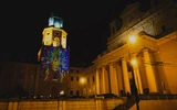 Iluminacje Miast - Mapping Niepodległościowy na Wieży Trynitarskiej 