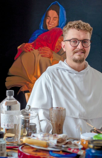 	Dominikanin o. Jacek Hajnos i jego „Nawiedzenie św. Elżbiety”.