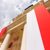 Lublin w narodowych barwach w 106. rocznicę odzyskania niepodległości