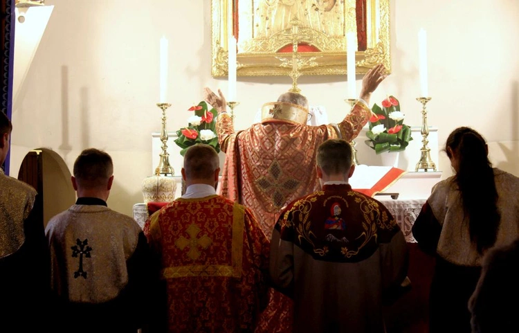 Uroczystość w kościele ormiańskim 