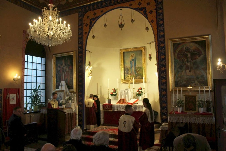 Uroczystość w kościele ormiańskim 