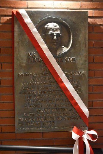 Odsłonięcie epitafium ks. Leona Bemkego