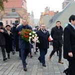 Przemarsz w Święto Niepodległości w Opolu