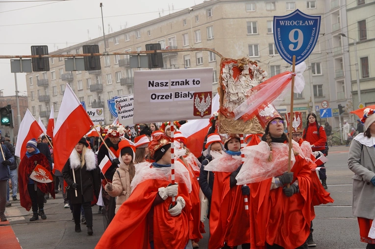 Radosna Parada Niepodległości we Wrocławiu