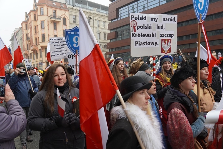 Radosna Parada Niepodległości we Wrocławiu