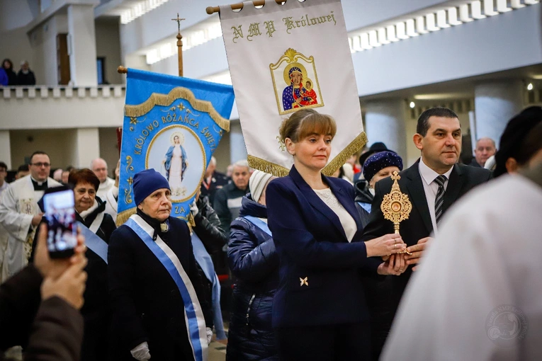 Relikwie św. Andrzeja Boboli w parafii NMP Królowej Polski w Pionkach