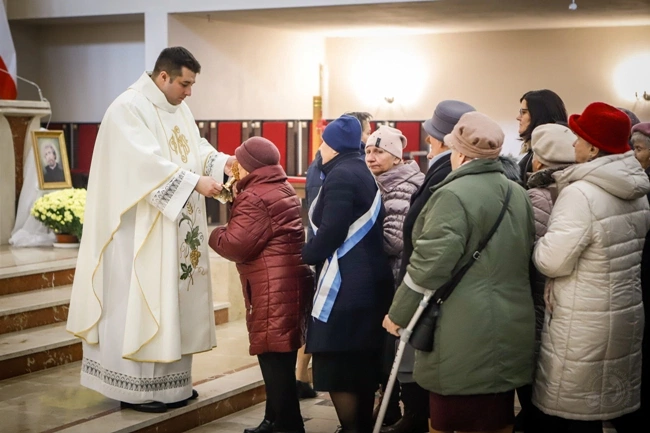 Relikwie św. Andrzeja Boboli w parafii NMP Królowej Polski w Pionkach