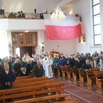 Poświęcenie obelisku i tablicy w Gródku nad Dunajcem