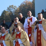Poświęcenie obelisku i tablicy w Gródku nad Dunajcem