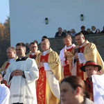 Poświęcenie obelisku i tablicy w Gródku nad Dunajcem