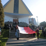 Poświęcenie obelisku i tablicy w Gródku nad Dunajcem