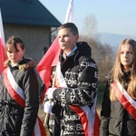 Poświęcenie obelisku i tablicy w Gródku nad Dunajcem