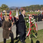 Poświęcenie obelisku i tablicy w Gródku nad Dunajcem