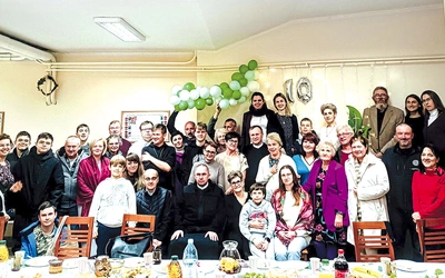 Agapa na zakończenie jubileuszowych obchodów.