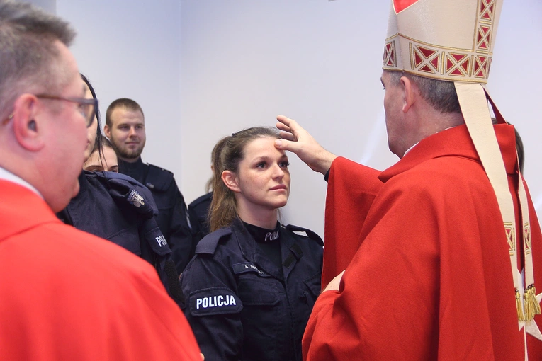 Bierzmowanie w Szkole Policji