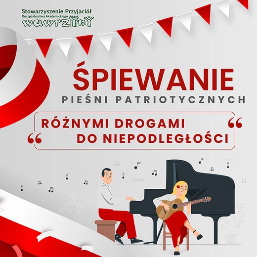Śpiewanie pieśni patriotycznych "na Bujwida"