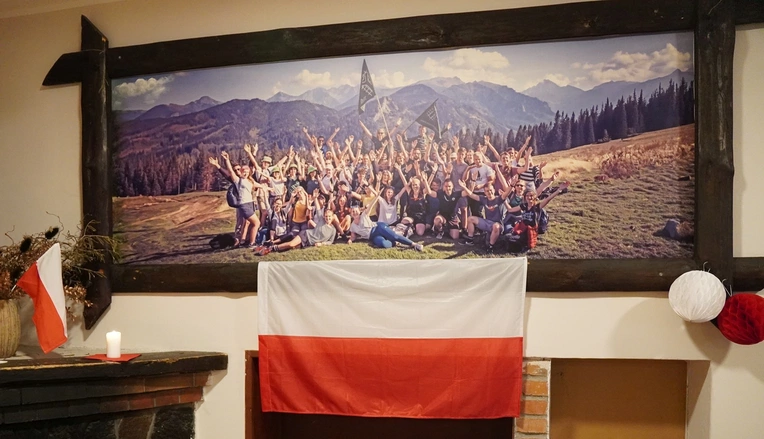Biało-czerwono u "Wawrzynów"