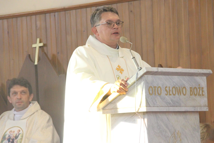 Żbikowice. Uroczyste wprowadzenie obrazu Ulmów