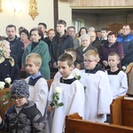 Żbikowice. Uroczyste wprowadzenie obrazu Ulmów