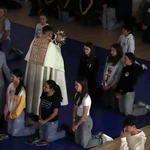 39. Światowy Dzień Młodzieży - spotkanie młodych w hali AWF 