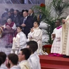 Franciszek podczas Mszy w Bazylice św. Piotra