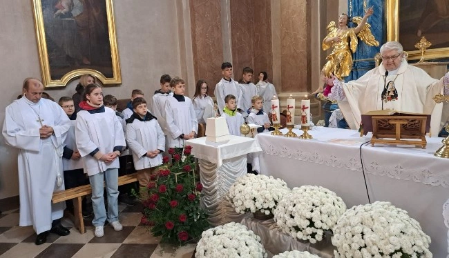 Wprowadzenie relikwii św. Rity