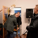 Powitanie i poświęcenie figury św. Michała Archanioła w Jemielnicy