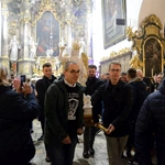 Powitanie i poświęcenie figury św. Michała Archanioła w Jemielnicy