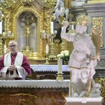 Powitanie i poświęcenie figury św. Michała Archanioła w Jemielnicy