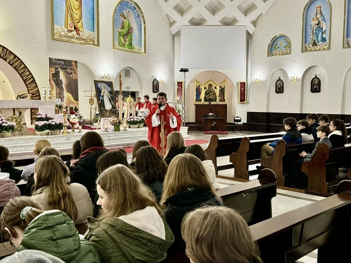 Bł. Karolina w parafii Opatrzności Bożej