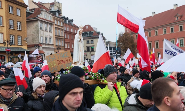 Podczas protestu