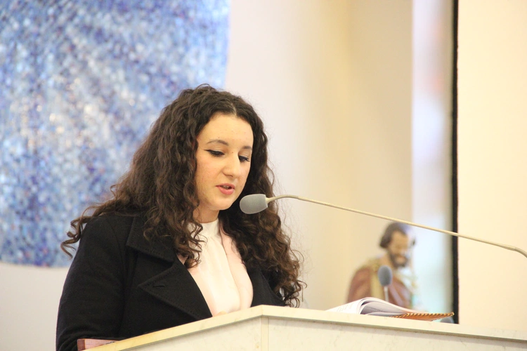 Tarnów-Krzyż. Błogosławieństwo obrazu Chrystusa Ukrzyżowanego