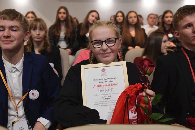 Diecezjalna Gala Wolontariatu Szkolnych Kół Caritas