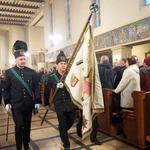 Poczty sztandarowe na barbórce w Sośnicy