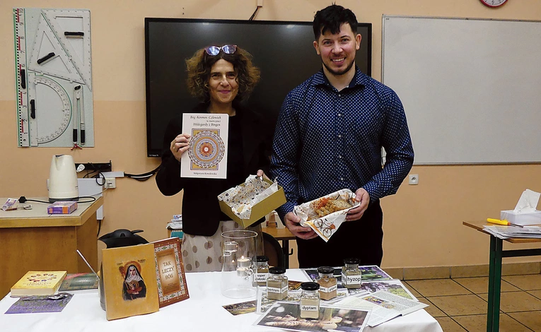 	Lucyna Jakobsche i Jacek Hudecki – inicjatorzy hildegardowych spotkań.