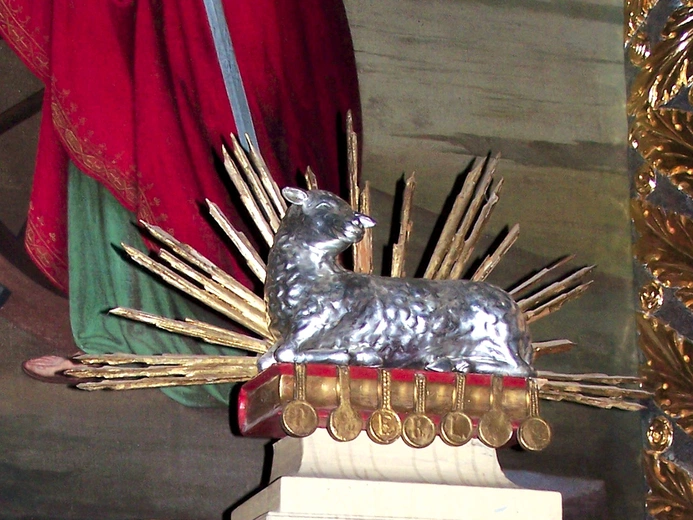	Rzeźba barokowa, XVIII w., świątynia św. Katarzyny Aleksandryjskiej w Karchowicach.