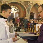 Błogosławieństwo nowych lektorów w Biegonicach