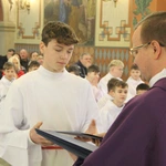 Błogosławieństwo nowych lektorów w Biegonicach