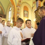 Błogosławieństwo nowych lektorów w Biegonicach