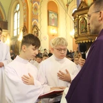 Błogosławieństwo nowych lektorów w Biegonicach