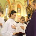 Błogosławieństwo nowych lektorów w Biegonicach