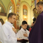 Błogosławieństwo nowych lektorów w Biegonicach