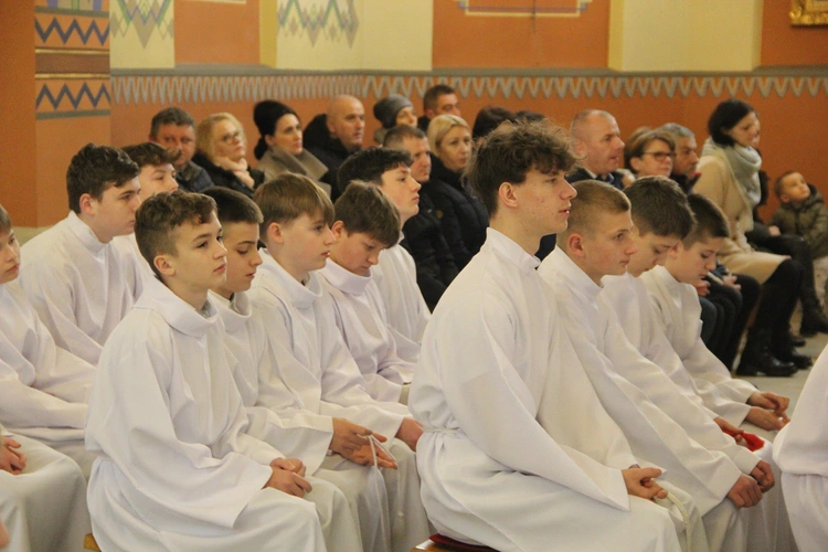 Błogosławieństwo nowych lektorów w Biegonicach