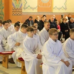 Błogosławieństwo nowych lektorów w Biegonicach