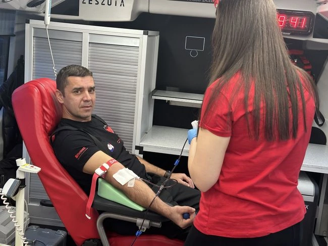 Zbiórka krwi i darów w Zbydniowie