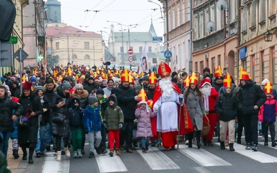Orszak świętego Mikołaja w Lublinie