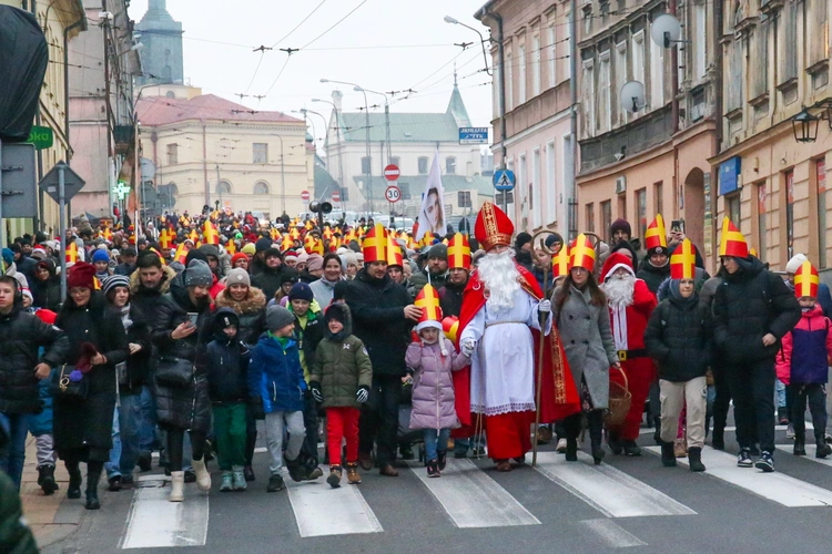 Orszak świętego Mikołaja w Lublinie