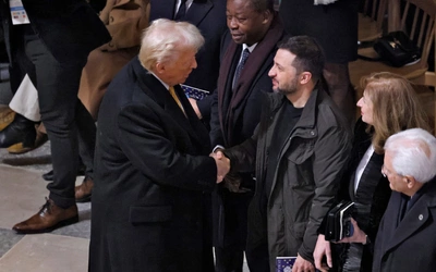 Wołodymyr Zełenski i Donald Trump