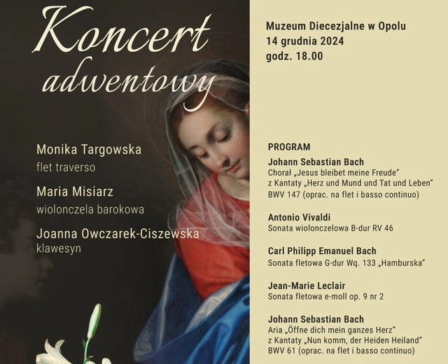 Koncert adwentowy w Muzeum Diecezjalnym